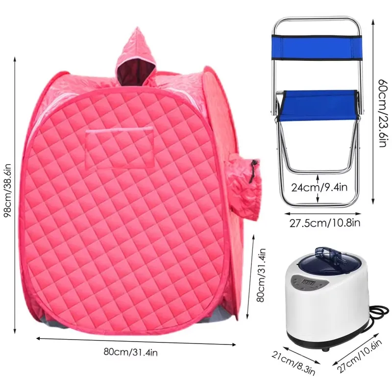 Spa Wellness Family - Mini Sauna Portatile a Vapore per