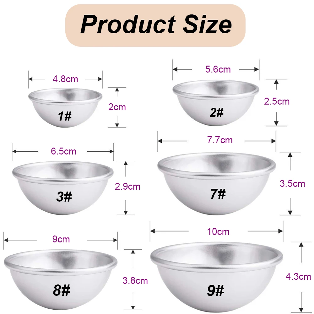 Set da 4 stampi per palline da - Bath Bomb Mold recensione e prezzo